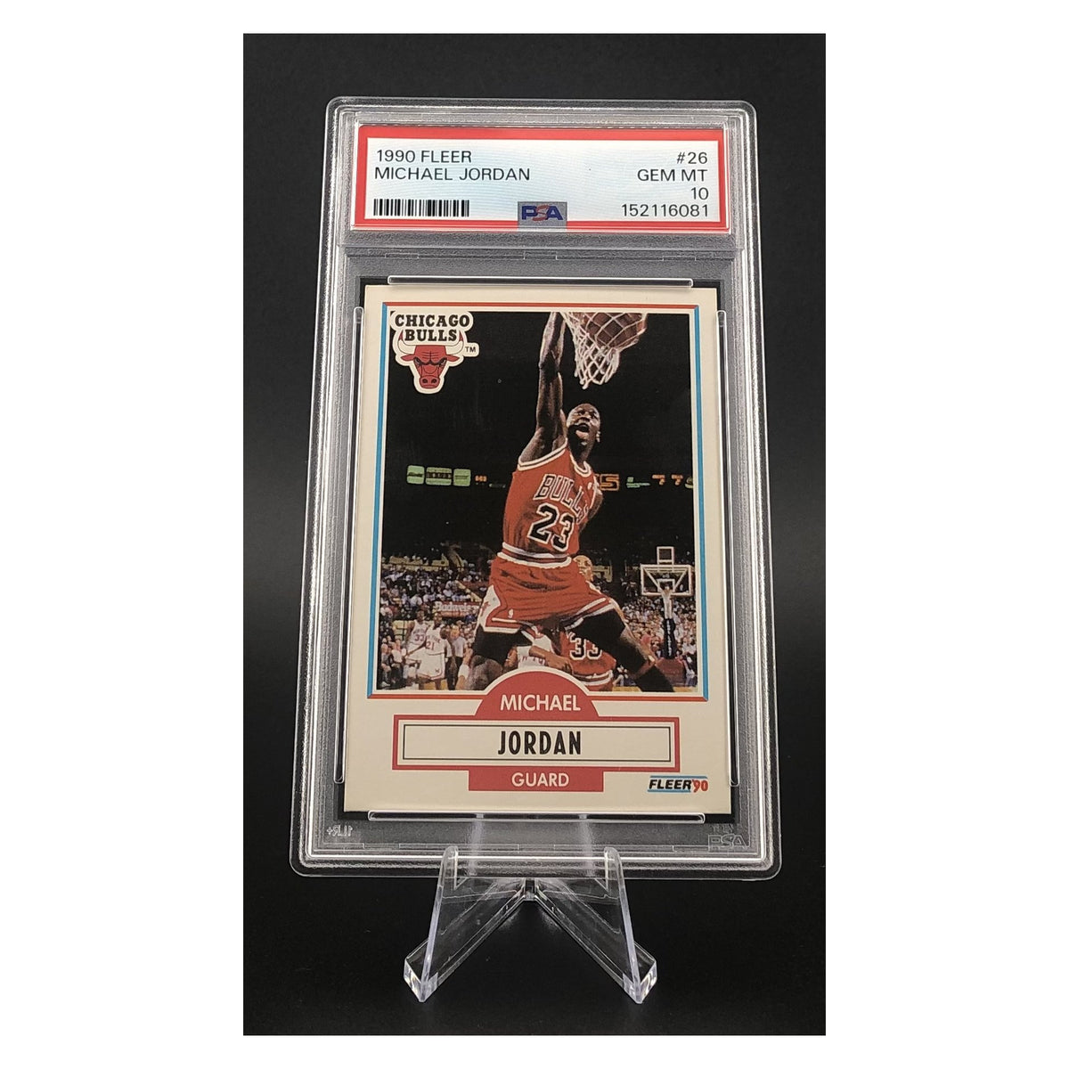 Michael Jordan 1990 Fleer #26 PSA 10 image 1
