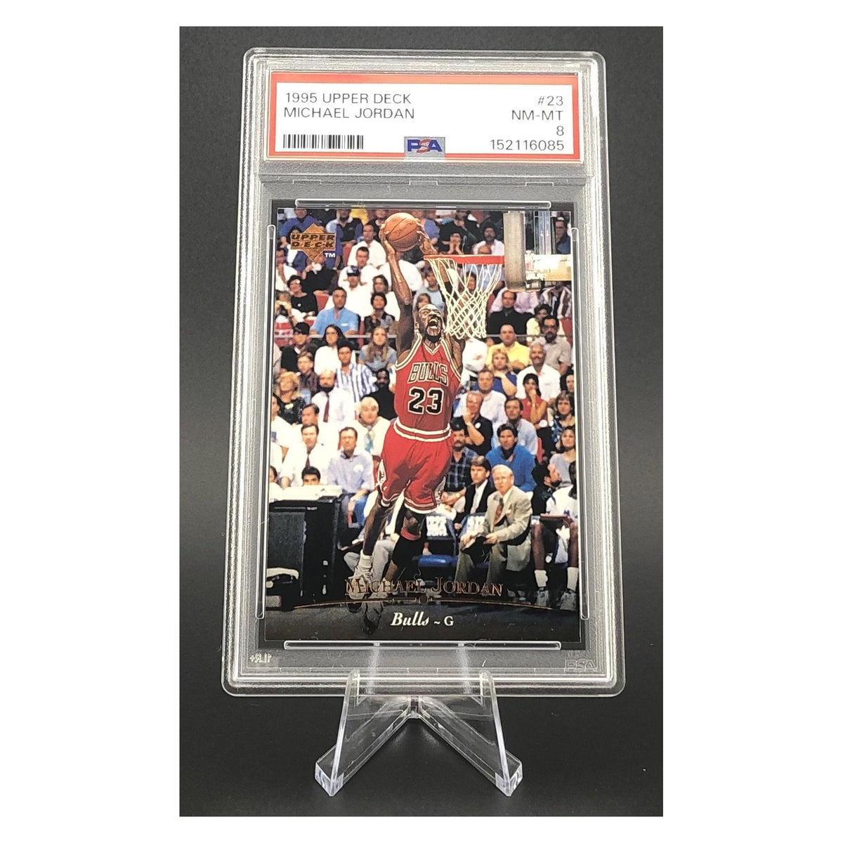 Michael Jordan 1995 Upper Deck #23 PSA 8 image 1
