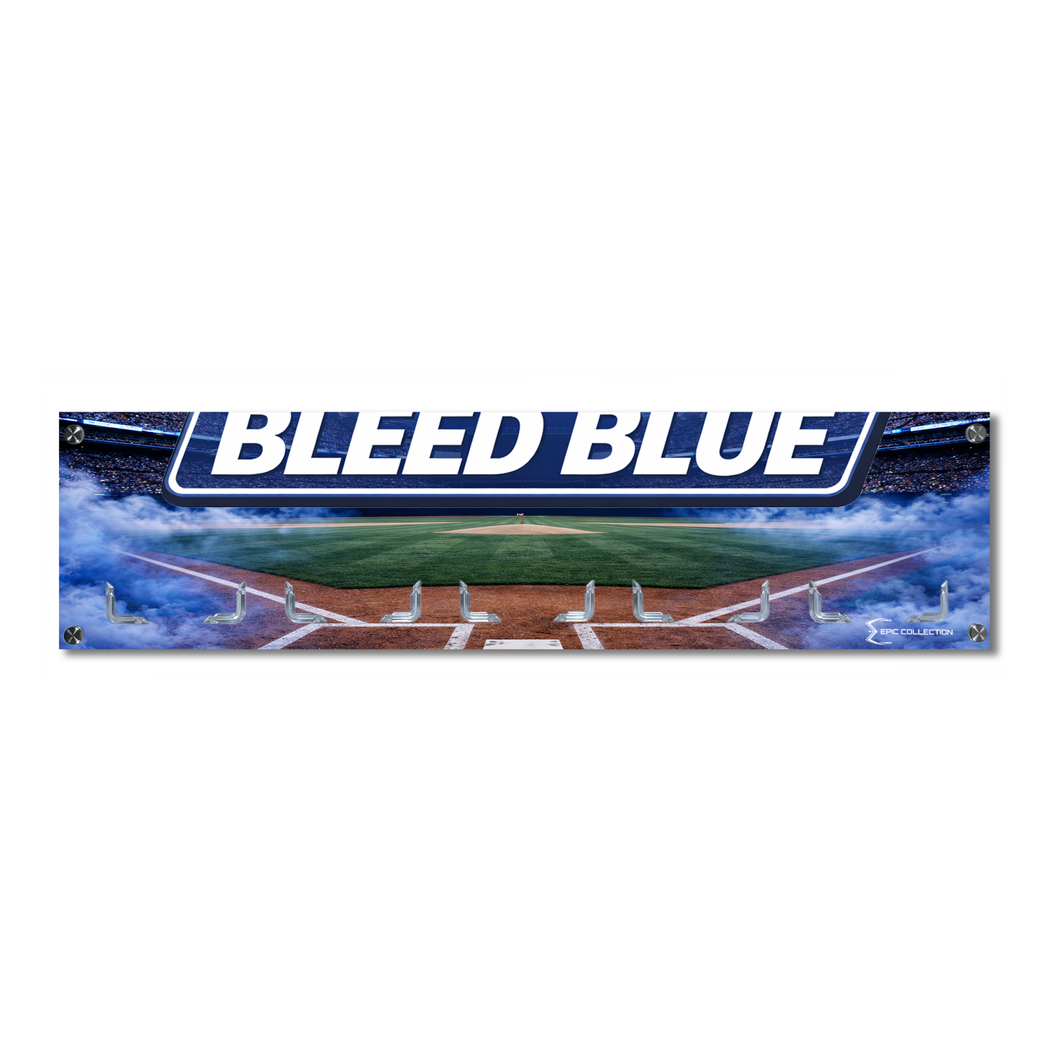 Elite Display - Super Fan, Baseball, Bleed Blue