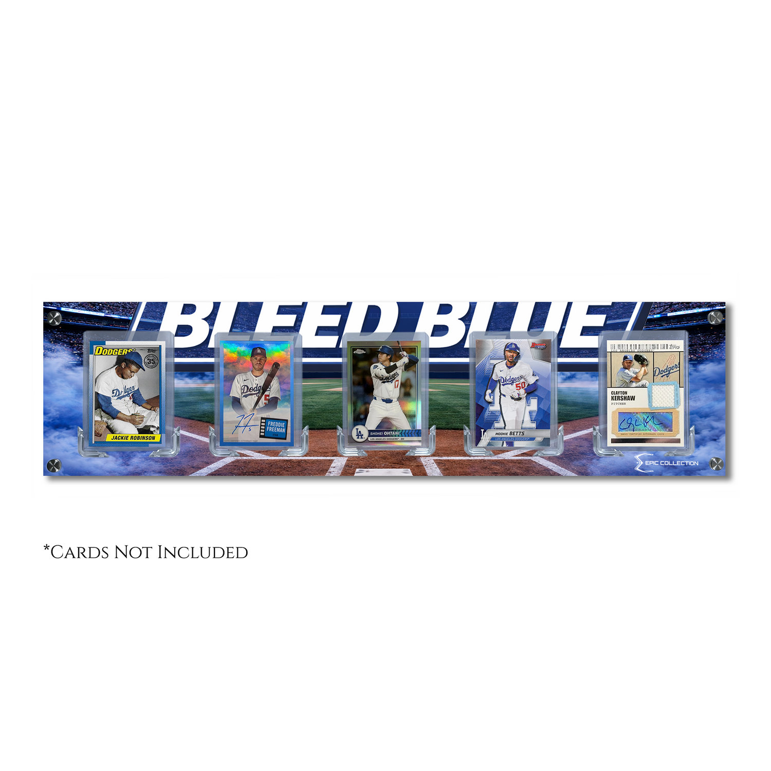 Elite Display - Super Fan, Baseball, Bleed Blue