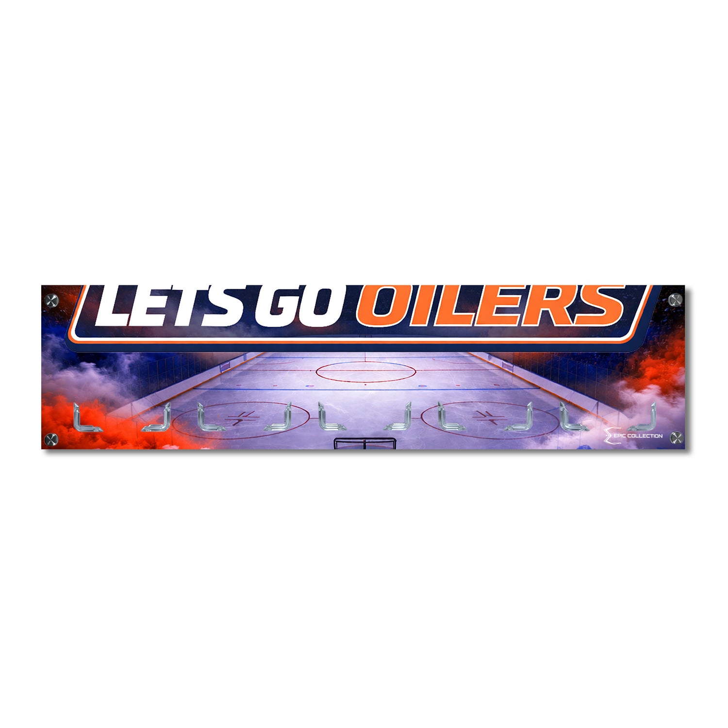 Elite Display - Super Fan, Hockey, Lets Go Oilers