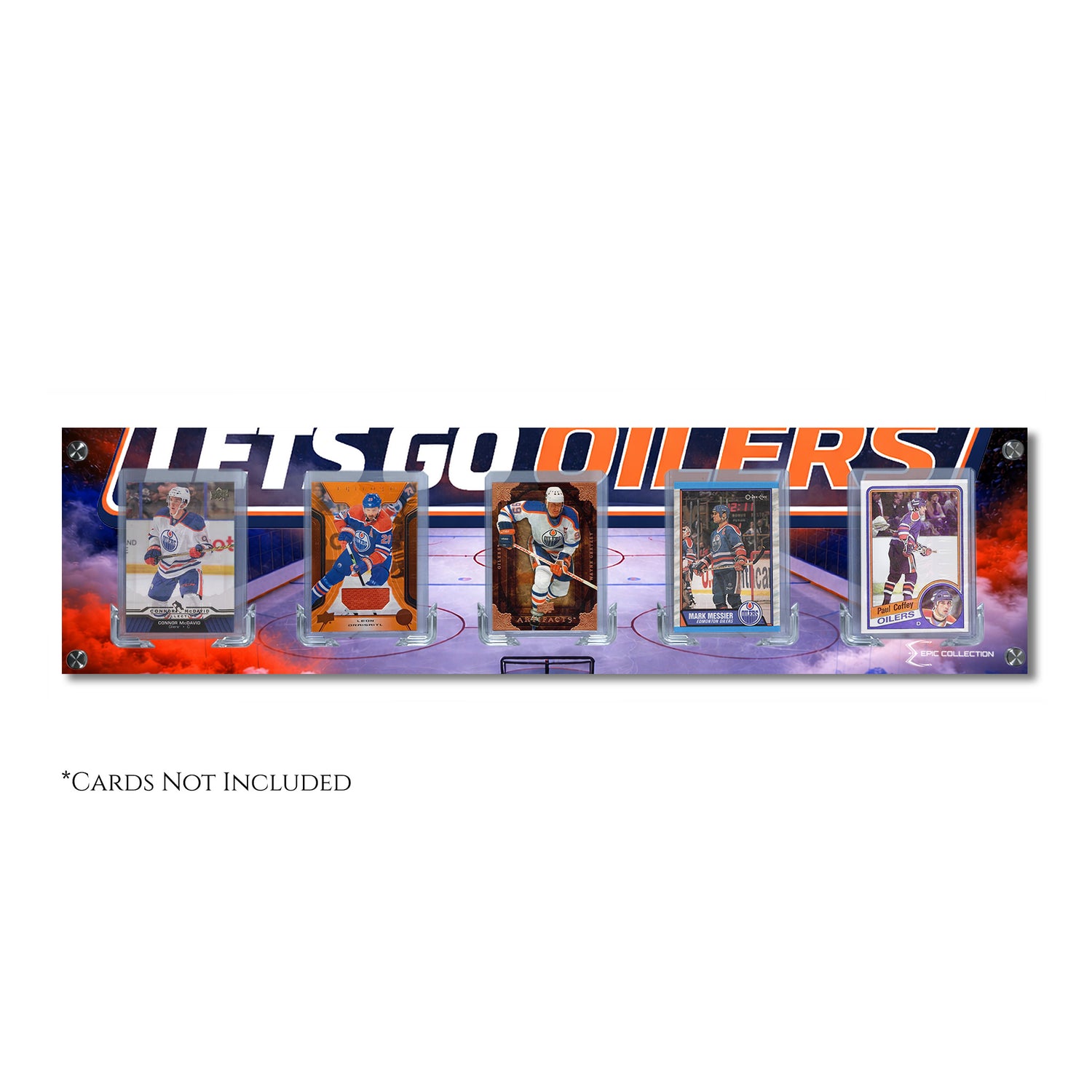 Elite Display - Super Fan, Hockey, Lets Go Oilers