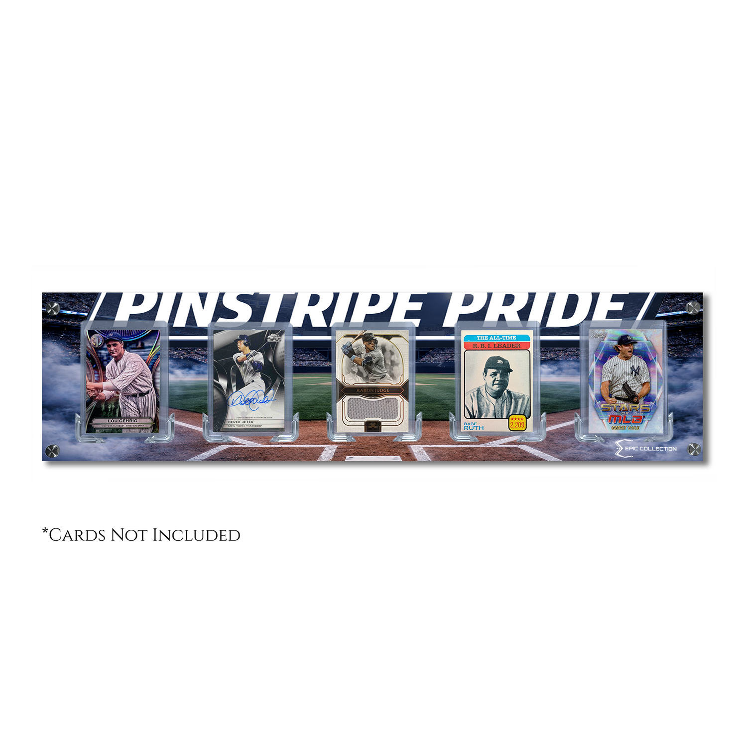 Elite Display - Super Fan, Baseball, Pinstripe Pride