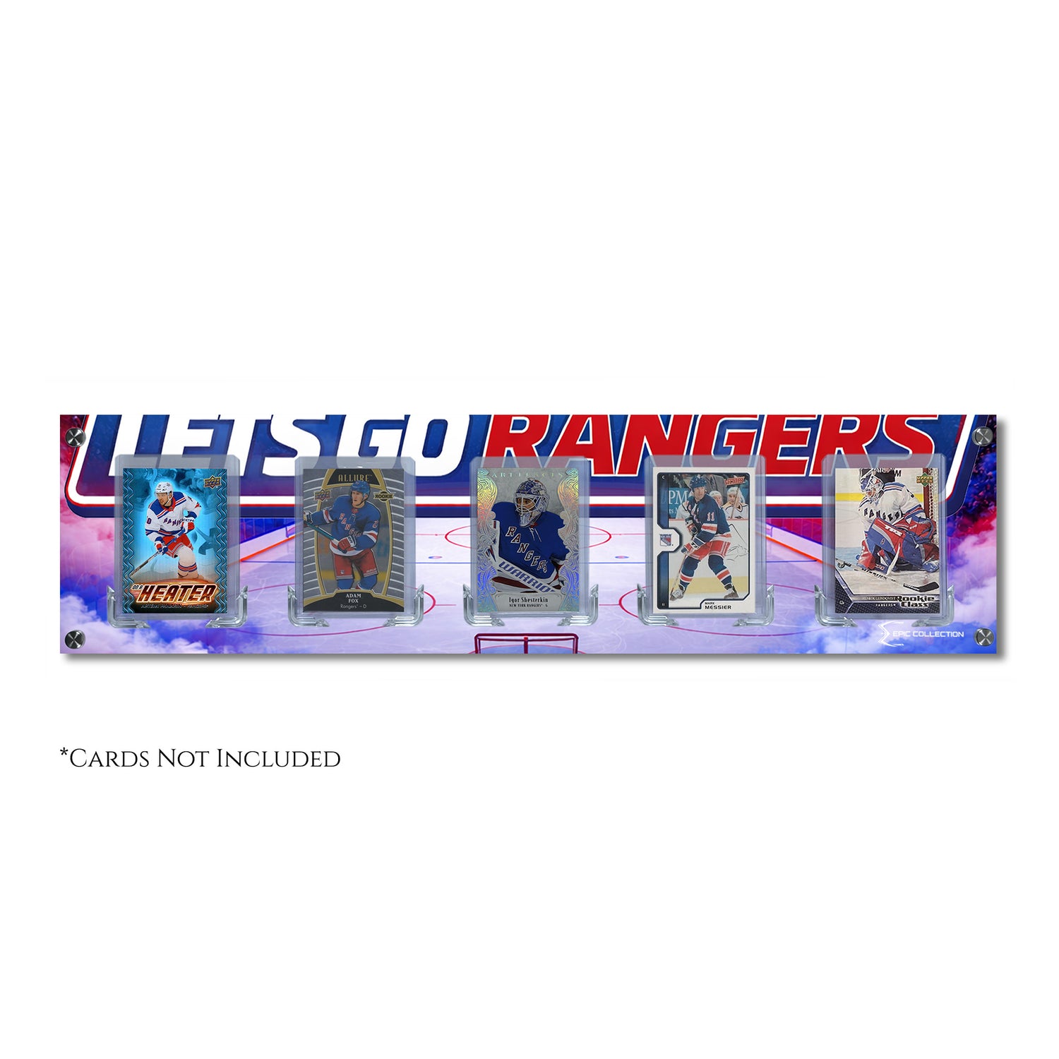 Elite Display - Super Fan, Hockey, Lets Go Rangers