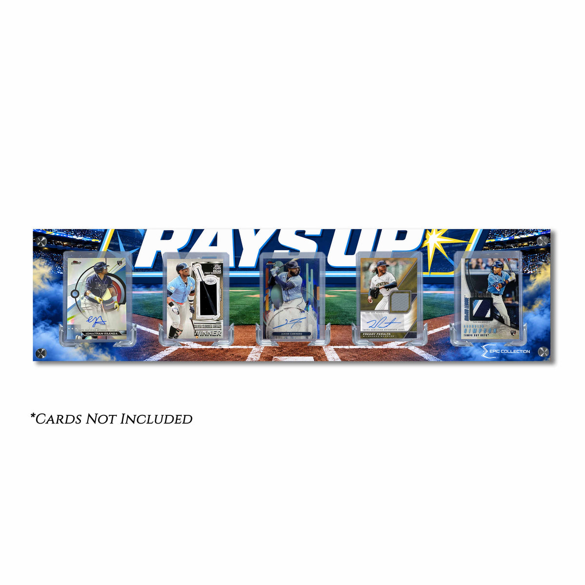 Elite Display - Super Fan, Baseball, Rays Up