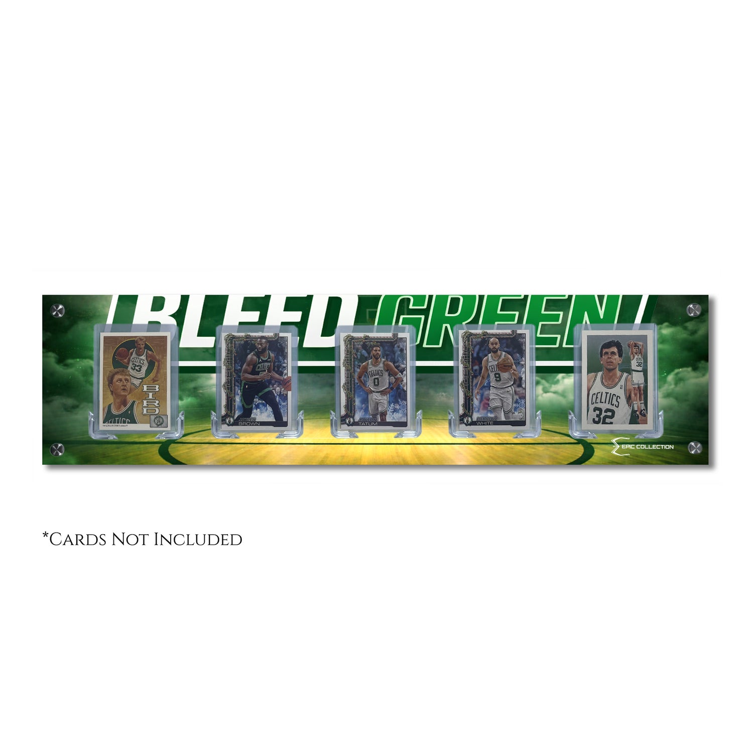 Elite Display - Super Fan, Basketball, Bleed Green