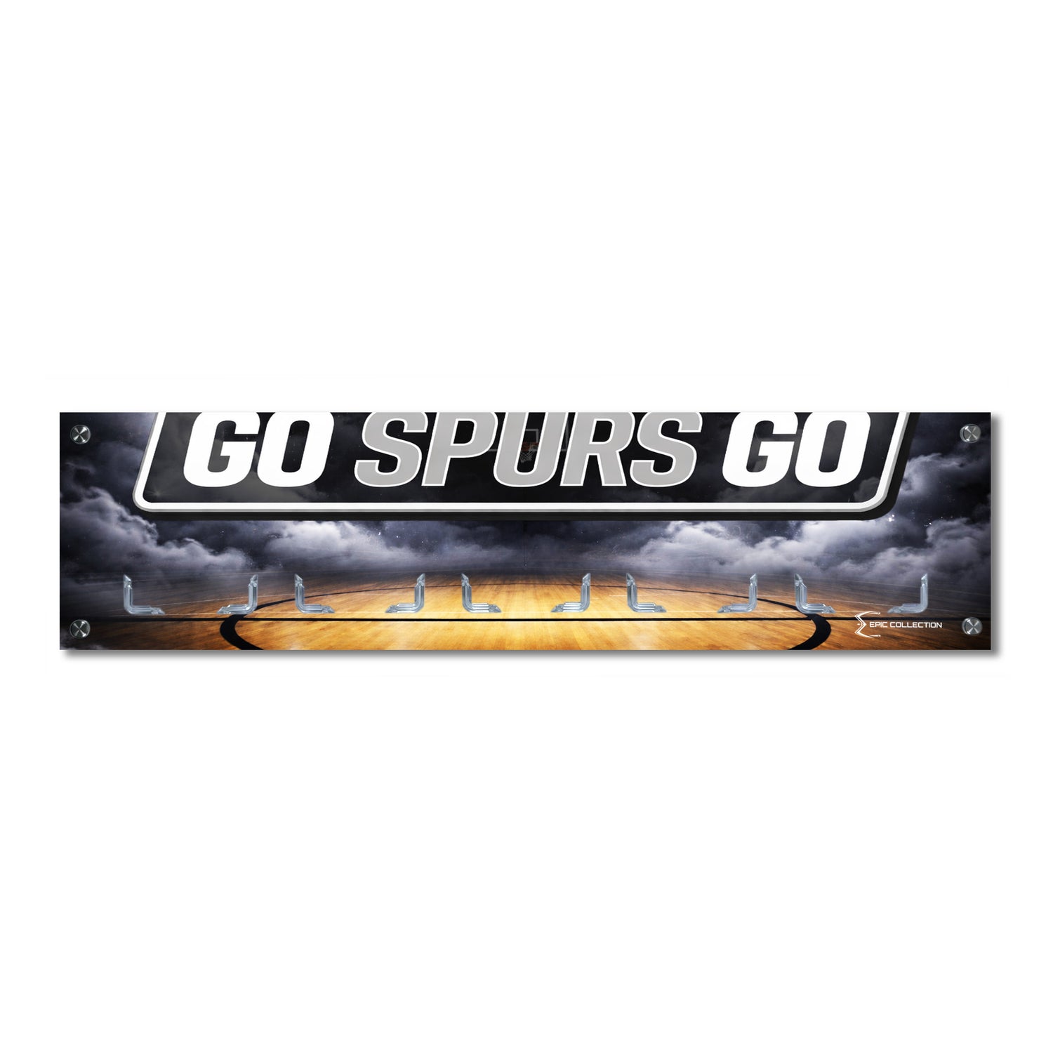 Elite Display - Super Fan, Basketball, Go Spurs Go