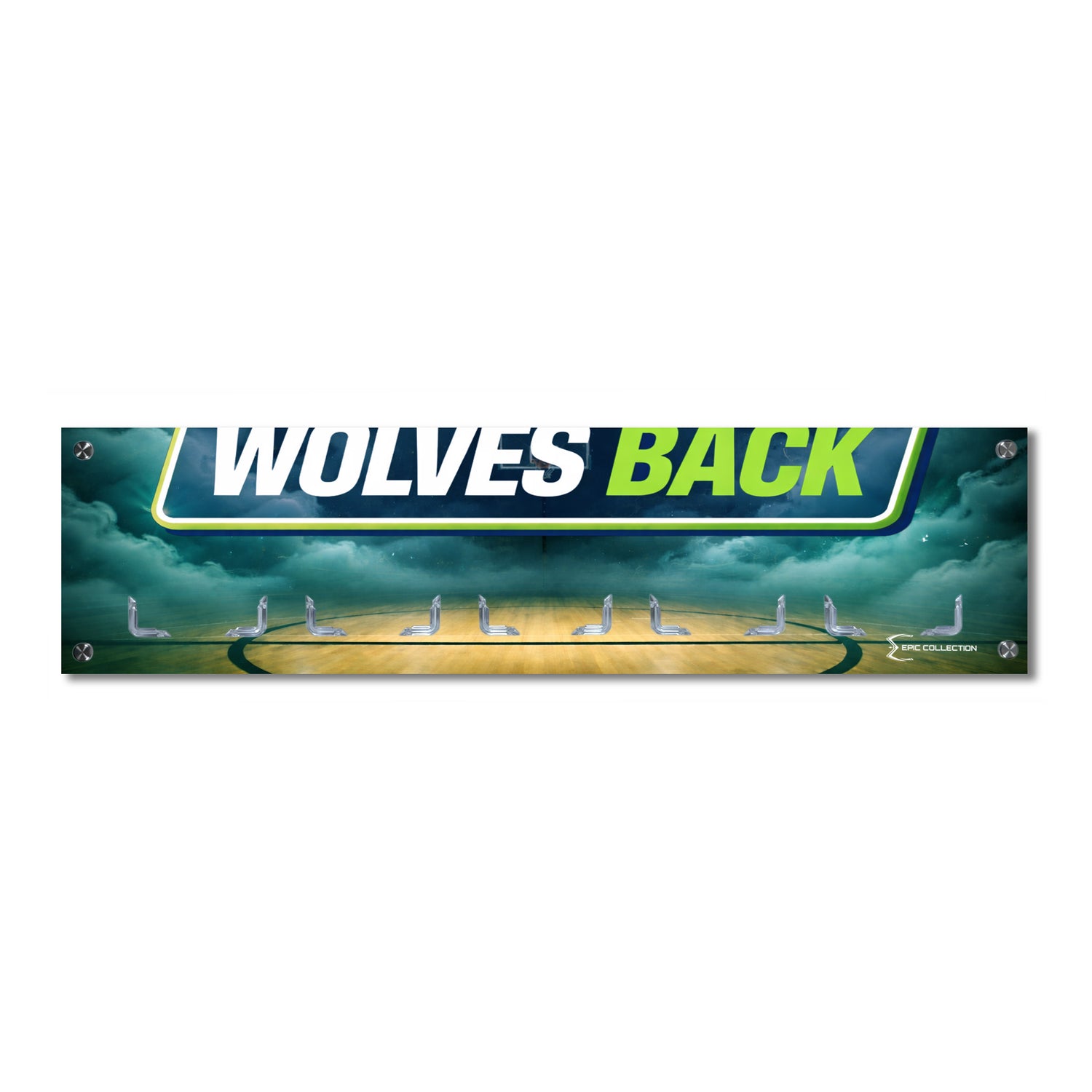 Elite Display - Super Fan, Basketball, Wolves Back